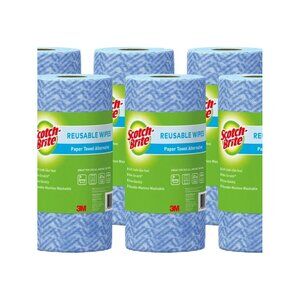Multi-Purpose Wipes, 6 Rolls, 40 Sheets Per Roll, 240 Sheets Total